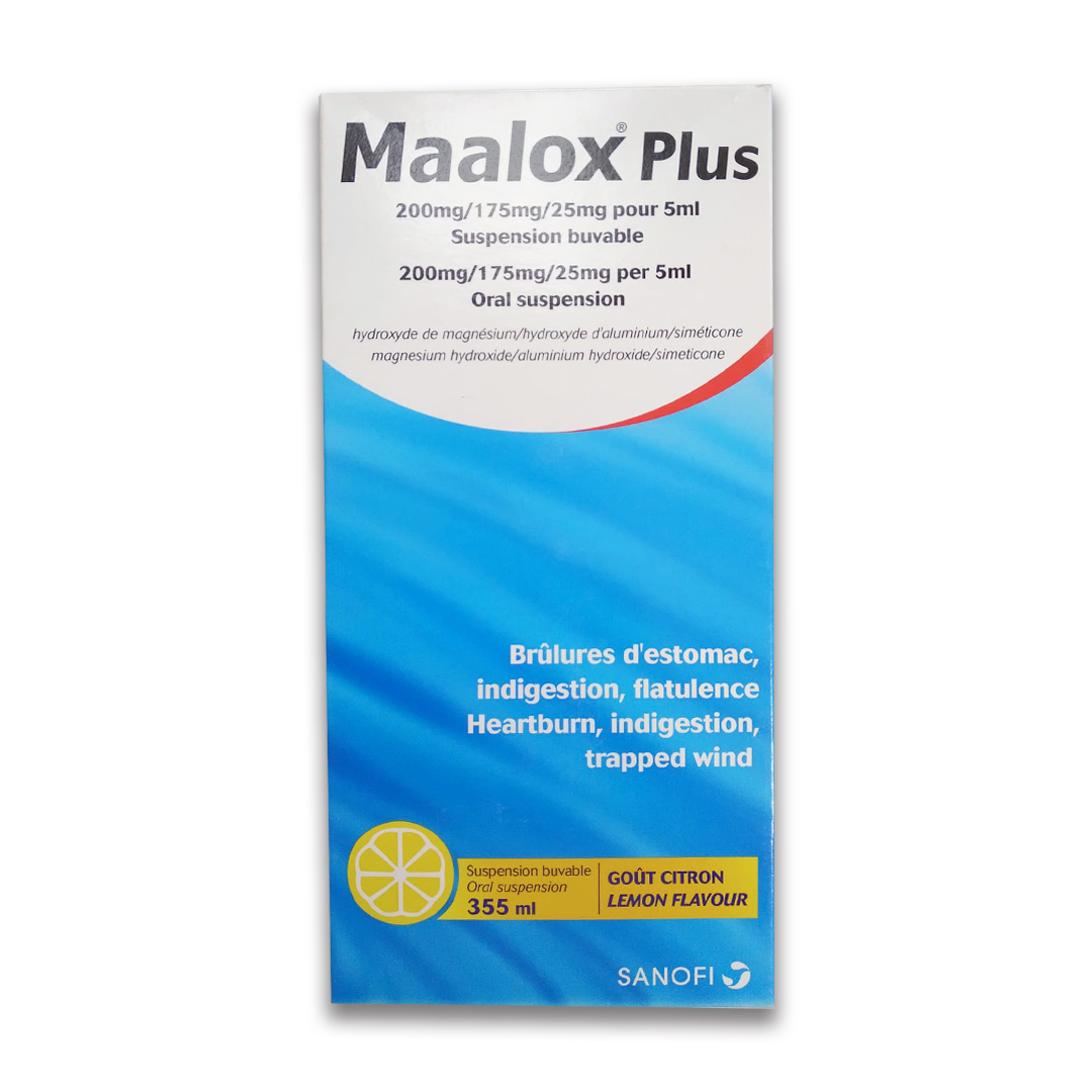 Maalox Plus Suspension 355ml product available at family pharmacy online buy now at qatar doha