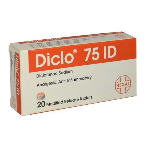 Diclo Tablet [75mg] 20.s product available at family pharmacy online buy now at qatar doha