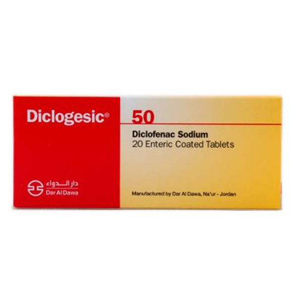 buy online Diclogesic [50Mg] Tablet 20'S   Qatar Doha