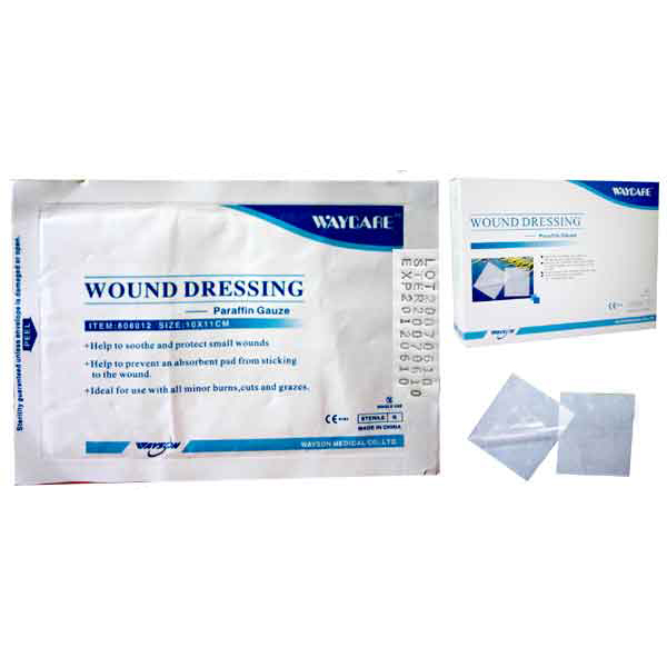 Paraffin Gauze10 X 11 Cm [808012] 30.s Waycare product available at family pharmacy online buy now at qatar doha