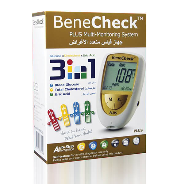 Benecheck Machine Plus - 3 In 1 (gl/ur/ch) product available at family pharmacy online buy now at qatar doha