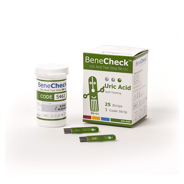 buy online 	Multi Monitoring Test Strip - Benecheck Uric Acid #25'S  Qatar Doha