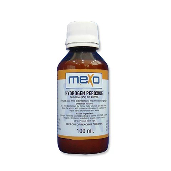 Hydrogen Peroxide 6% Solution - Mexo Available at Online Family Pharmacy Qatar Doha