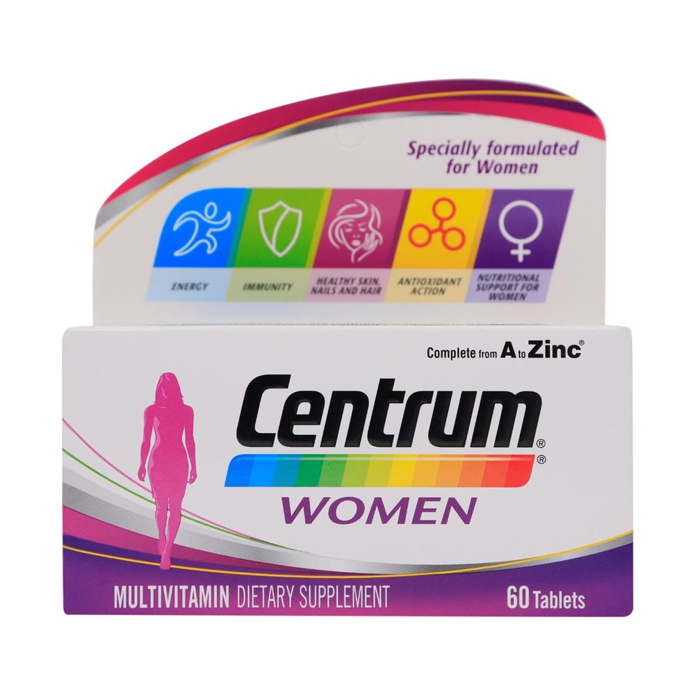 Centrum Women Tablets 60.s Available at Online Family Pharmacy Qatar Doha