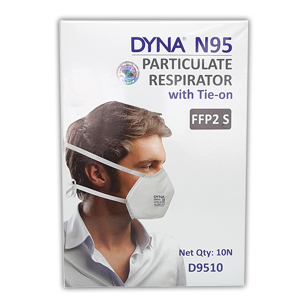 buy online Face Mask N95 Respirator - Dyna TIE-ON  Qatar Doha