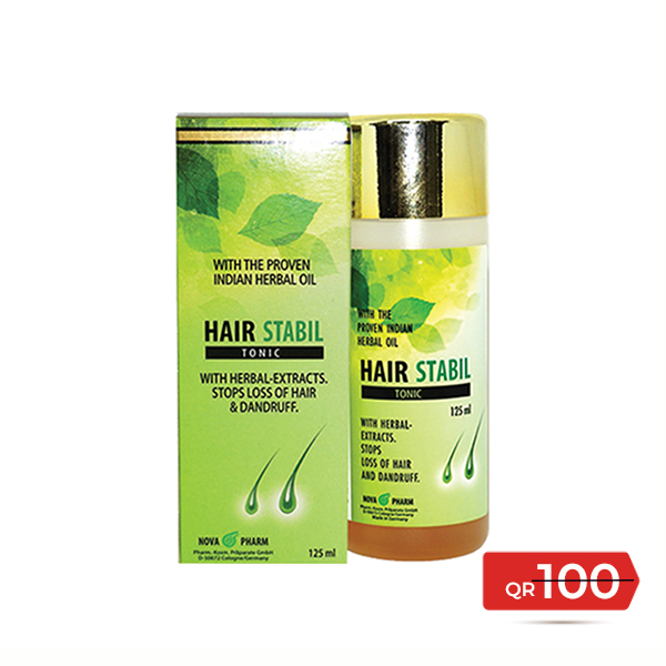 Hair Stabil Tonic 125ml [herbal] - Nova Offer Available at Online Family Pharmacy Qatar Doha