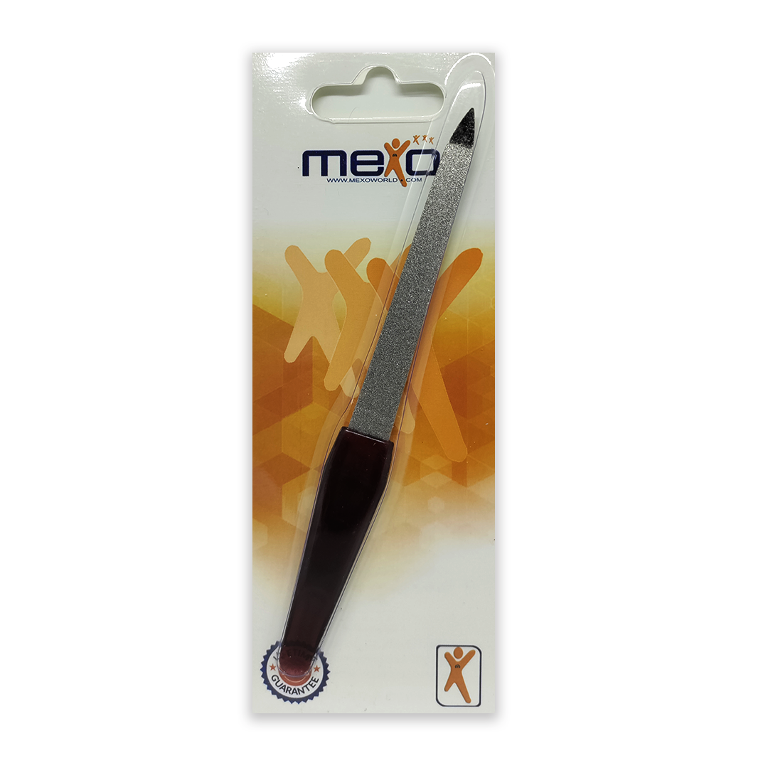 buy online Nail File Plastic Handle Red/black Coated [bse-1404] 1's - Mexo 1  Qatar Doha
