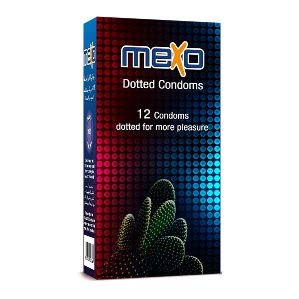 buy online 	Condoms 12'S - Mexo DOTTED  Qatar Doha