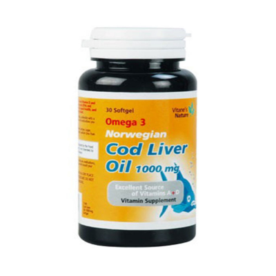 shop now Cod Liver Oil Softgel 30'S - Vitane'S Nature  Available at Online  Pharmacy Qatar Doha 