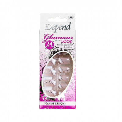 shop now Depend Glamour Nail Silver Line  Available at Online  Pharmacy Qatar Doha 