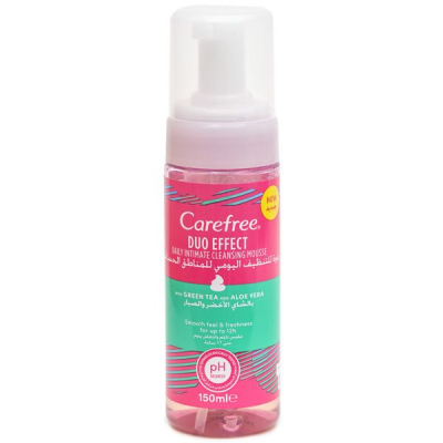 shop now Carefree Intimate Foam 150Ml  Available at Online  Pharmacy Qatar Doha 