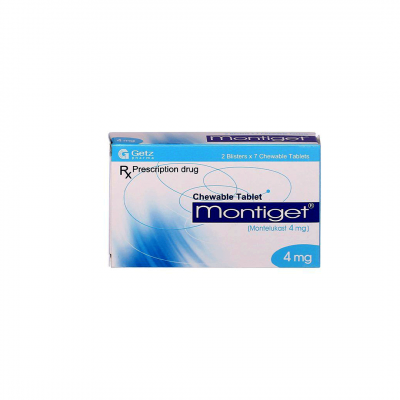 shop now Montiget 4Mg Chewable Tablets 14.S  Available at Online  Pharmacy Qatar Doha 