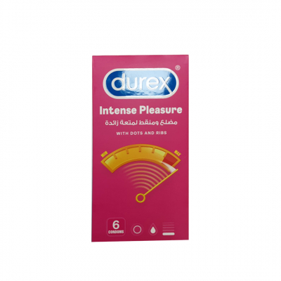 shop now Durex Intense Pleasure Condom 6'S  Available at Online  Pharmacy Qatar Doha 