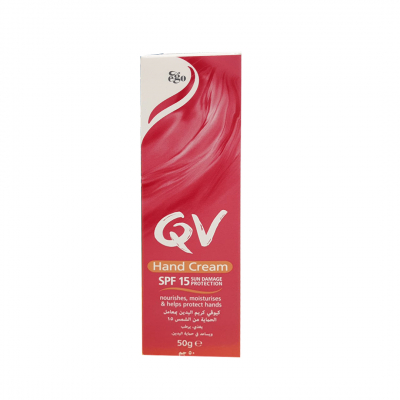 shop now Qv Hand Cream ( Spf 15) 50 Gm  Available at Online  Pharmacy Qatar Doha 