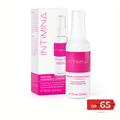 shop now Intimate Accessory Cleaner 75Ml 6055 - Intimina -Offer  Available at Online  Pharmacy Qatar Doha 