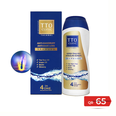 shop now Anti-Dandruff Anti-Hair Loss Shampoo 400Ml -Tto Offer  Available at Online  Pharmacy Qatar Doha 