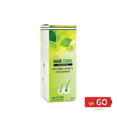 shop now Hair Stabil Shampoo 125Ml [Herbal] - Nova Offer  Available at Online  Pharmacy Qatar Doha 