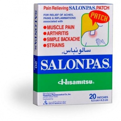 shop now Salonpas Patch 25'S [13 X 8.4]  Available at Online  Pharmacy Qatar Doha 