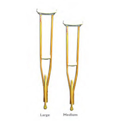shop now Crutches Auxillary Wood Pair - Prime  Available at Online  Pharmacy Qatar Doha 