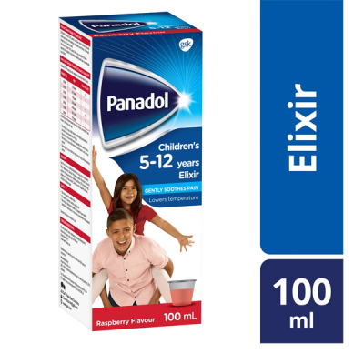 shop now Panadol [5-12 Yeras] Elixir 100Ml  Available at Online  Pharmacy Qatar Doha 