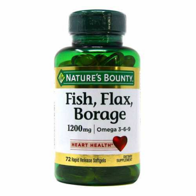shop now Fish,Flax,Borage 1200Mg Softgels- -Nb 72'S  Available at Online  Pharmacy Qatar Doha 