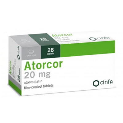 shop now Atorcor 20 Mg Tablet 28'S  Available at Online  Pharmacy Qatar Doha 