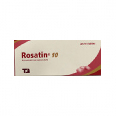 shop now Rosatin 10 Mg Tablet 30'S  Available at Online  Pharmacy Qatar Doha 