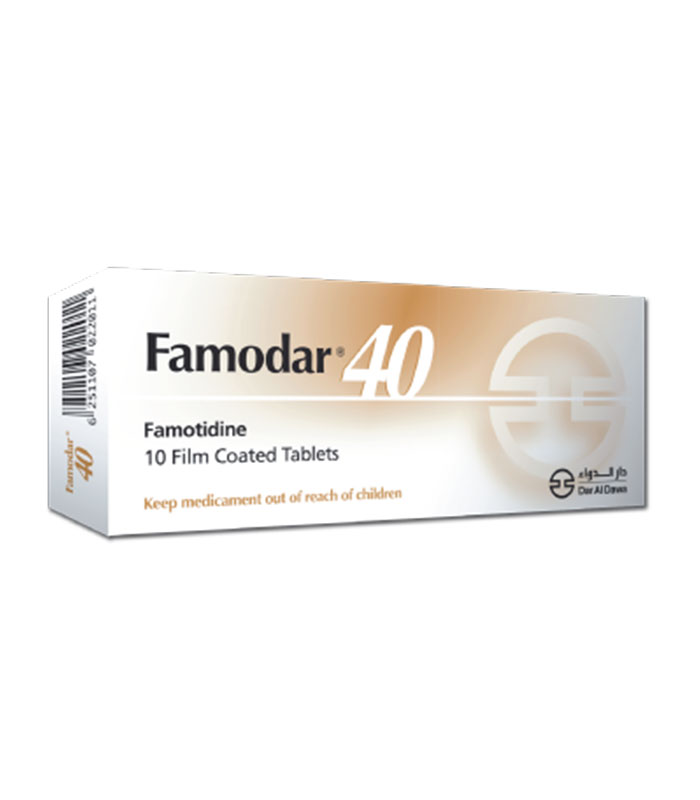 Famodar 40mg Tablet 10.s product available at family pharmacy online buy now at qatar doha