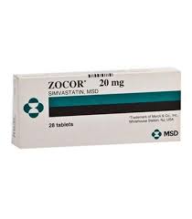 buy online Zocor 20Mg Tablet 28'S   Qatar Doha