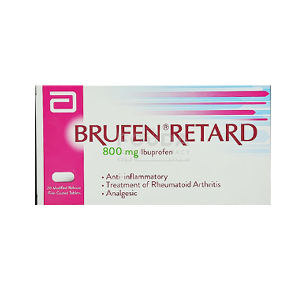 Brufen Tablet [800mg Ret] 20.s product available at family pharmacy online buy now at qatar doha