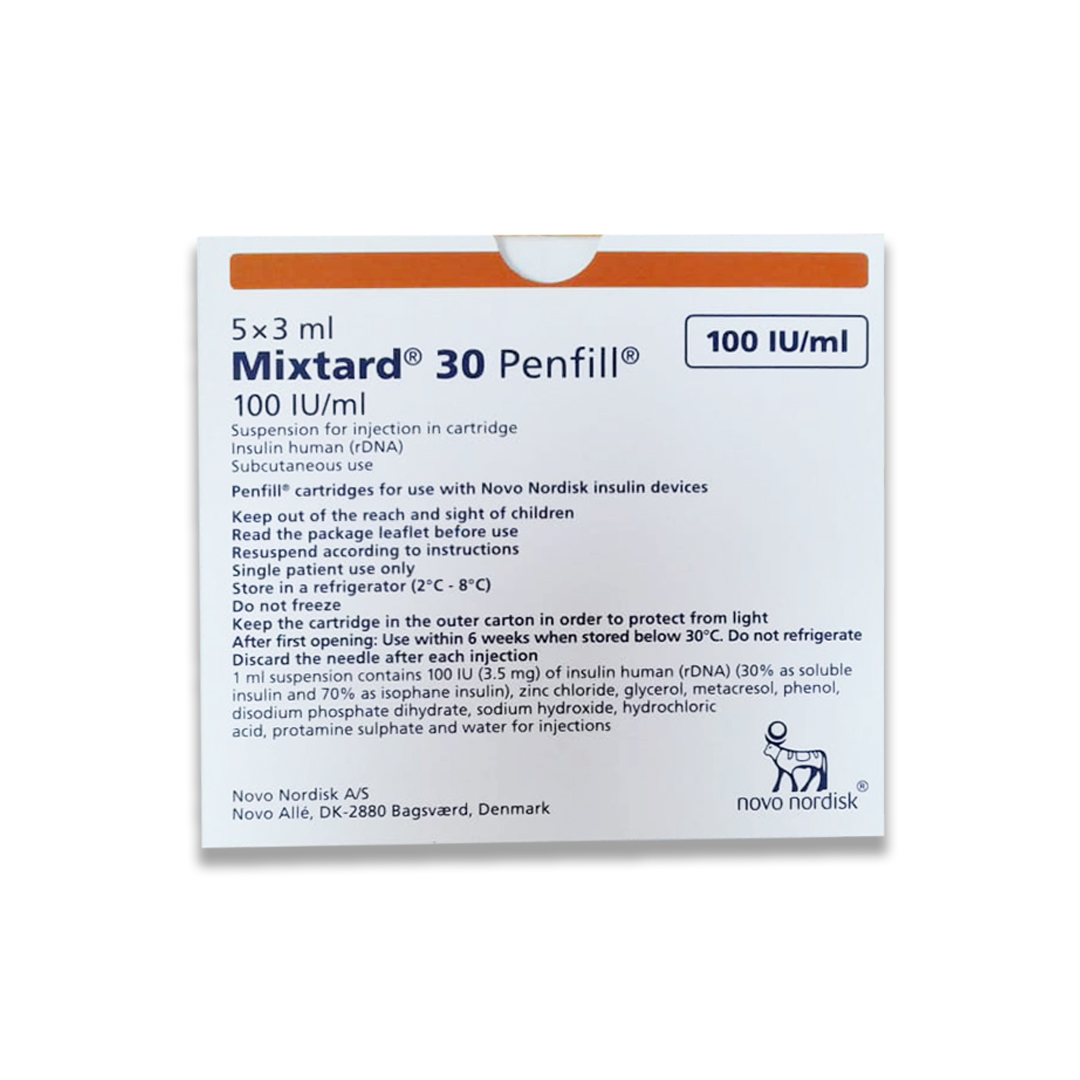 Mixtard 30hmpenfill 5x3ml product available at family pharmacy online buy now at qatar doha