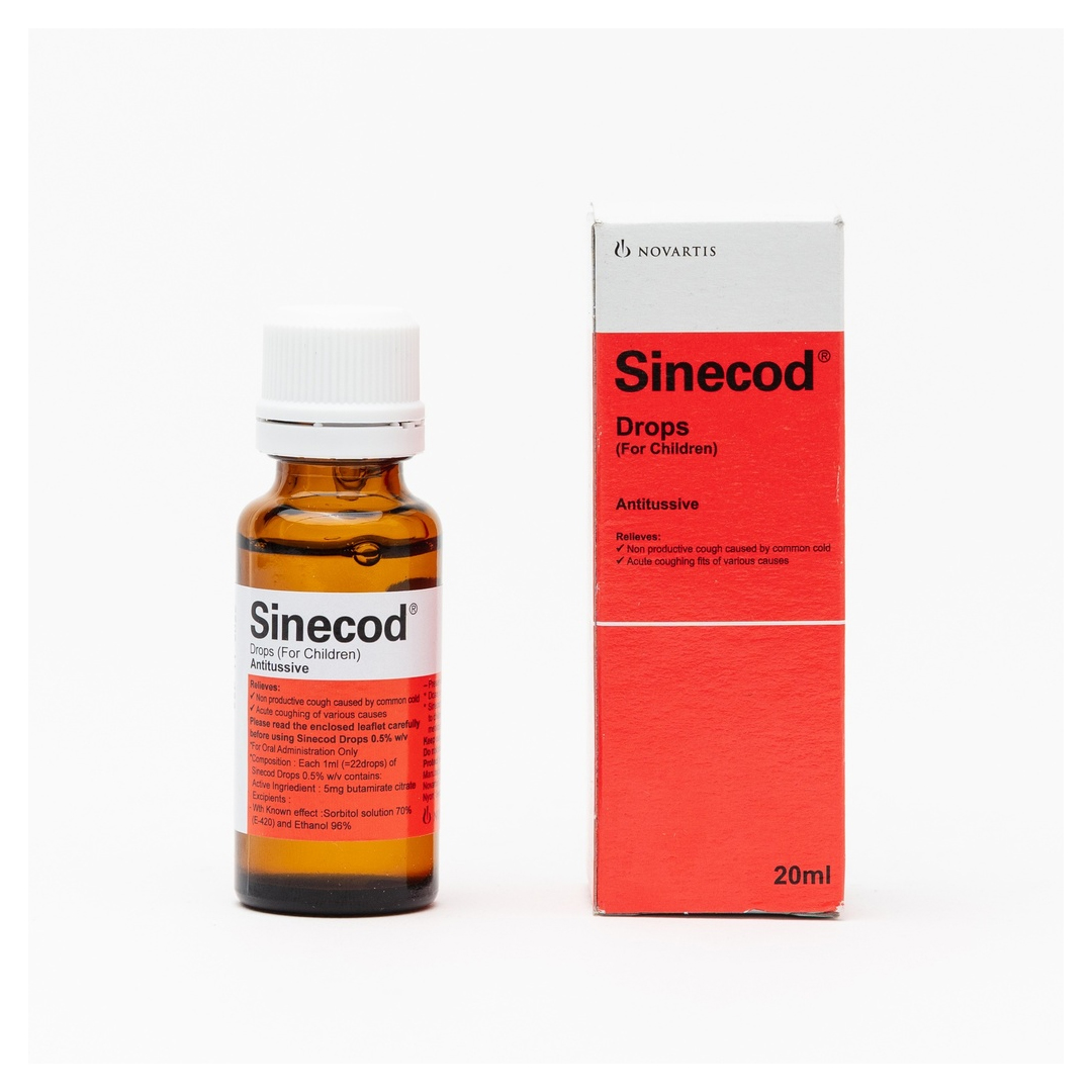 Sinecod Drops 20ml product available at family pharmacy online buy now at qatar doha