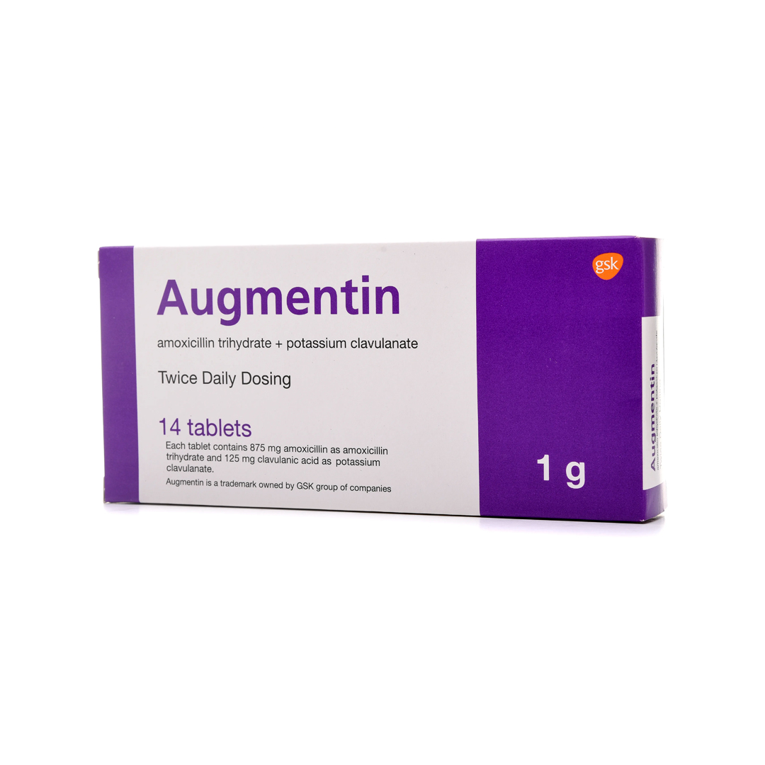 Augmentin [1gm] Tablet 14.s product available at family pharmacy online buy now at qatar doha