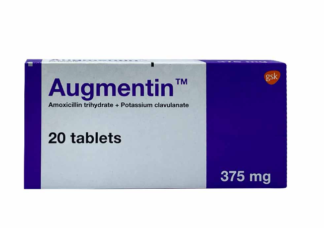 Augmentin [375mg] Tablet 20.s product available at family pharmacy online buy now at qatar doha