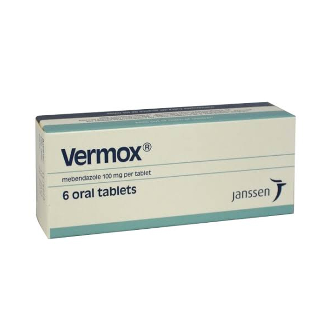 Vermox 100mg Tablets 6.s product available at family pharmacy online buy now at qatar doha