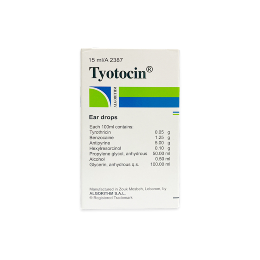 Tyotocin Ear Drop 15ml product available at family pharmacy online buy now at qatar doha
