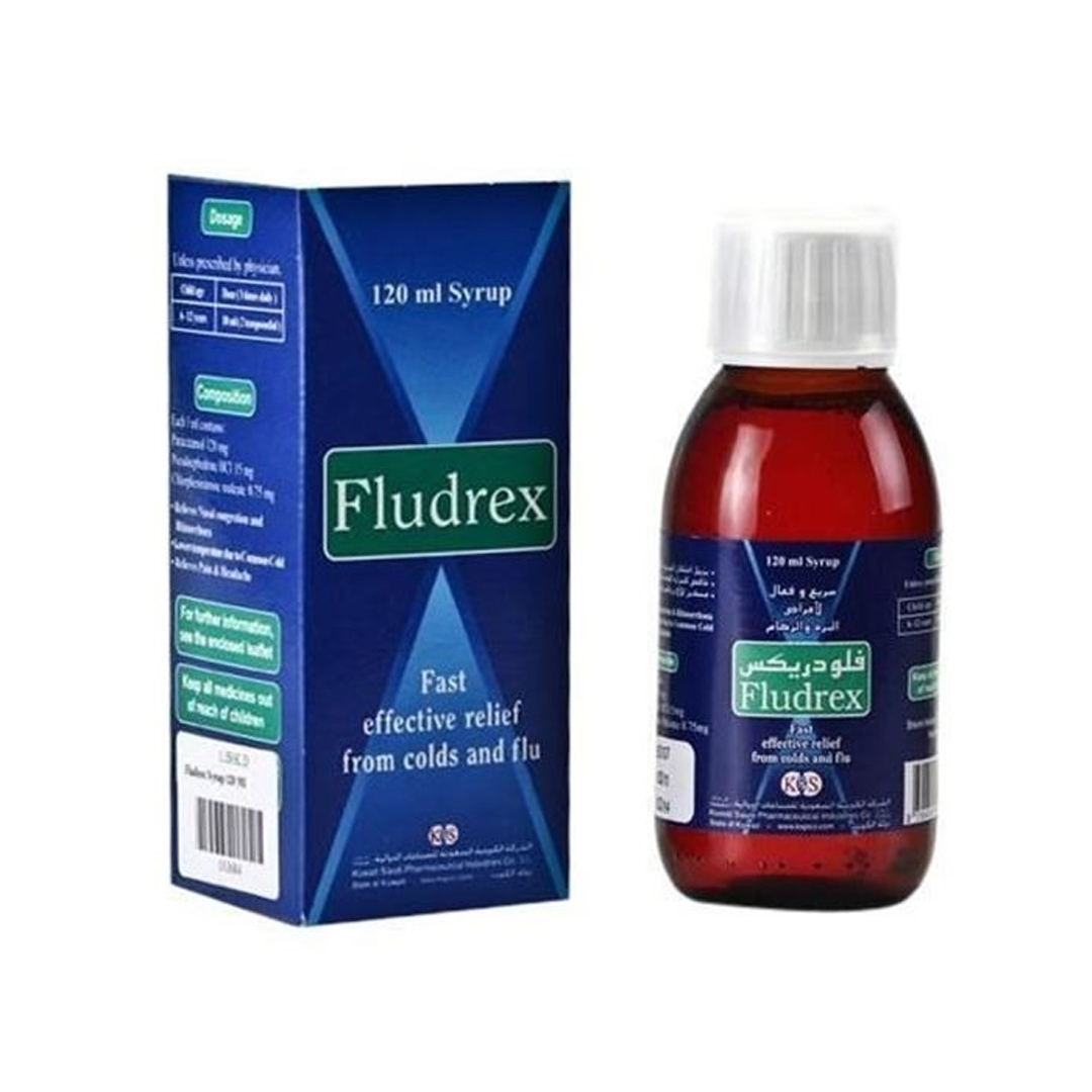 Fludrex Syrup. 120ml product available at family pharmacy online buy now at qatar doha