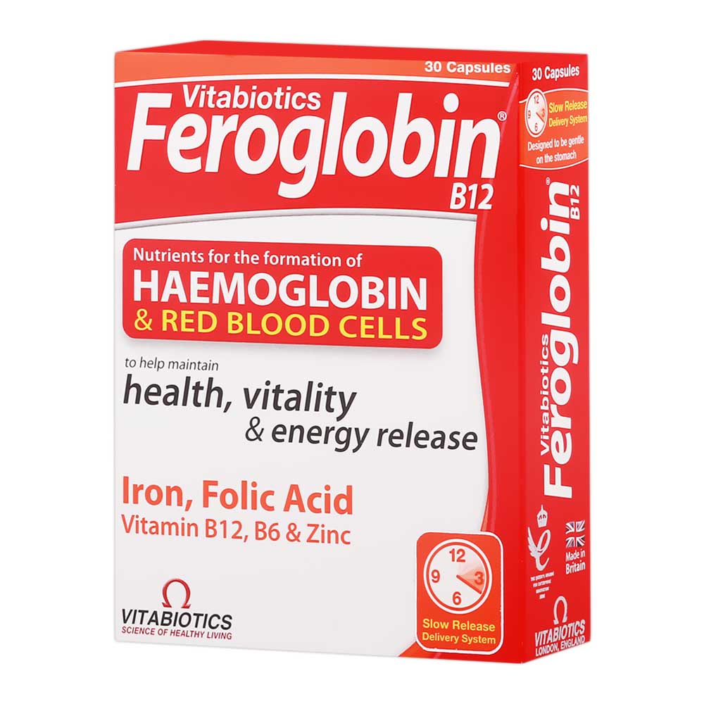buy online Feroglobin B12 Capsules 30'S   Qatar Doha