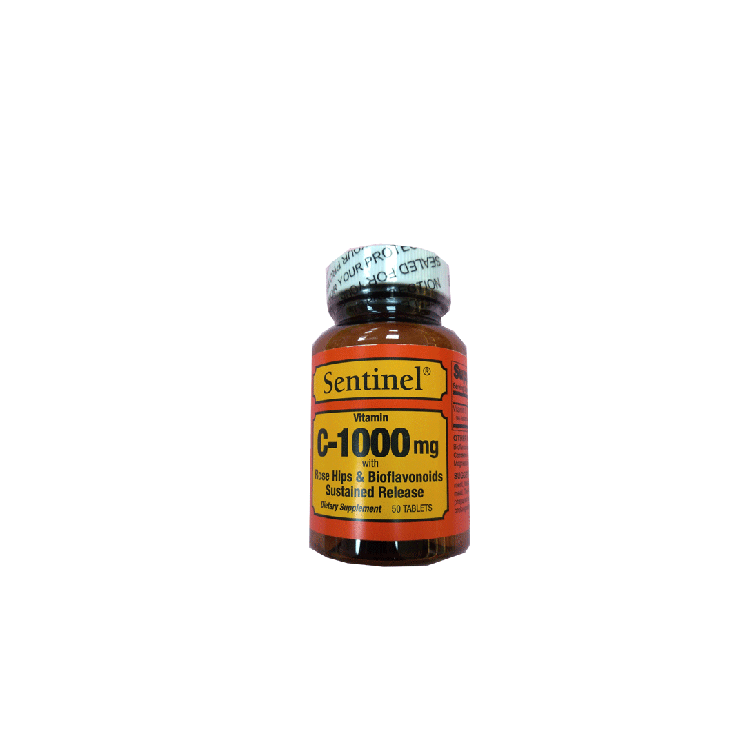 Vitamin C 1000mg Tablet 50.s Sentinal product available at family pharmacy online buy now at qatar doha