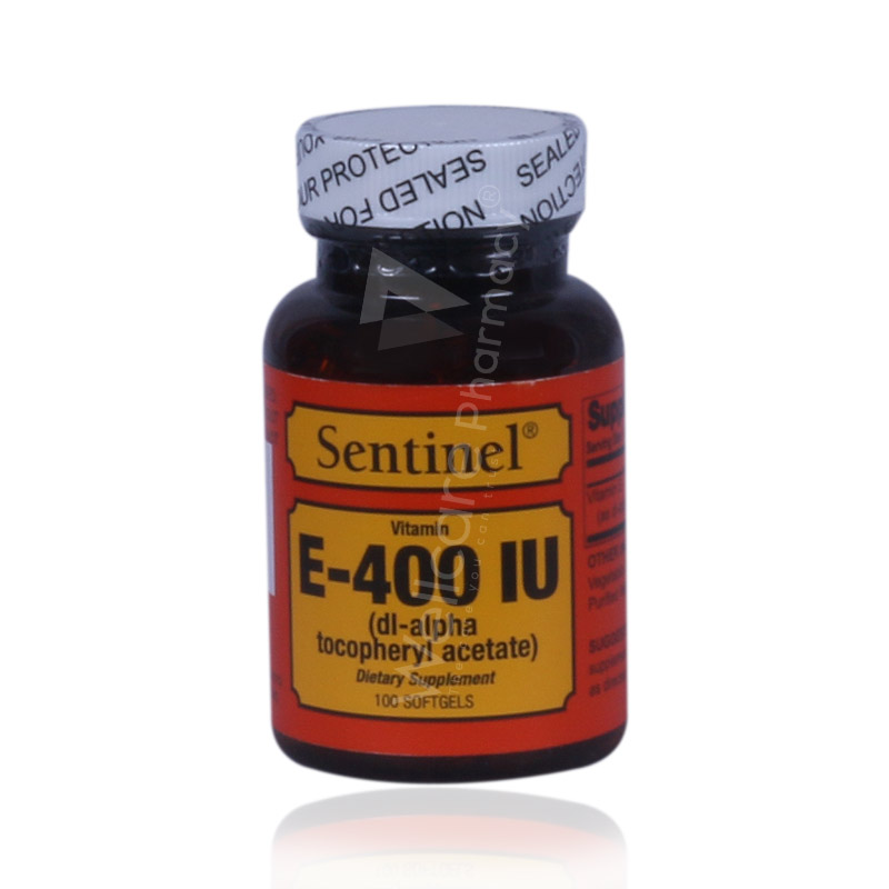 Vitamin E 400 Iu Tablet 100.s Sentinal product available at family pharmacy online buy now at qatar doha