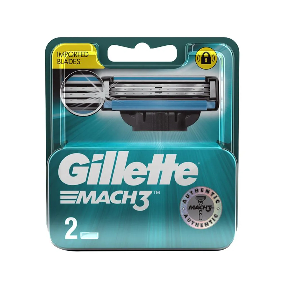 Gillette Blade Men [Mach3] 2'S product available at family pharmacy online buy now at qatar doha