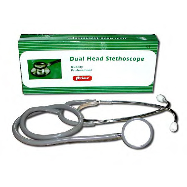 buy online 	Stethescope 2 Head - Prime Pd 14Dsg 2 Head Grey  Qatar Doha