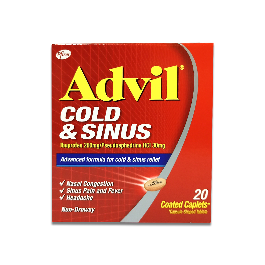 buy online Advil Cold & Sinus Caplet 20'S 1  Qatar Doha