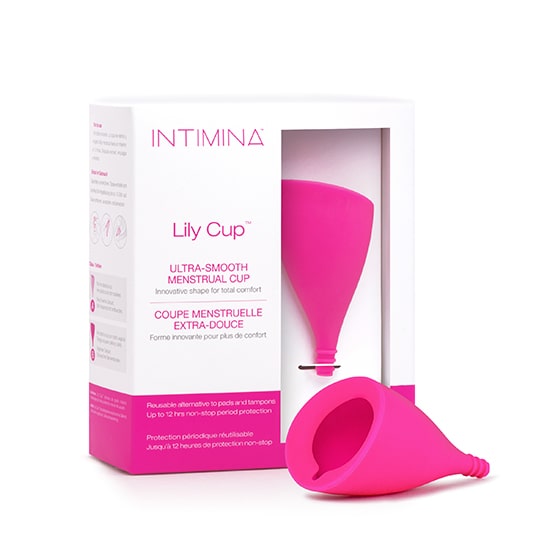 buy online Lily Cup Ultra Smooth Menstrual Cup [Size B] 6420 Intimina Offer 1  Qatar Doha