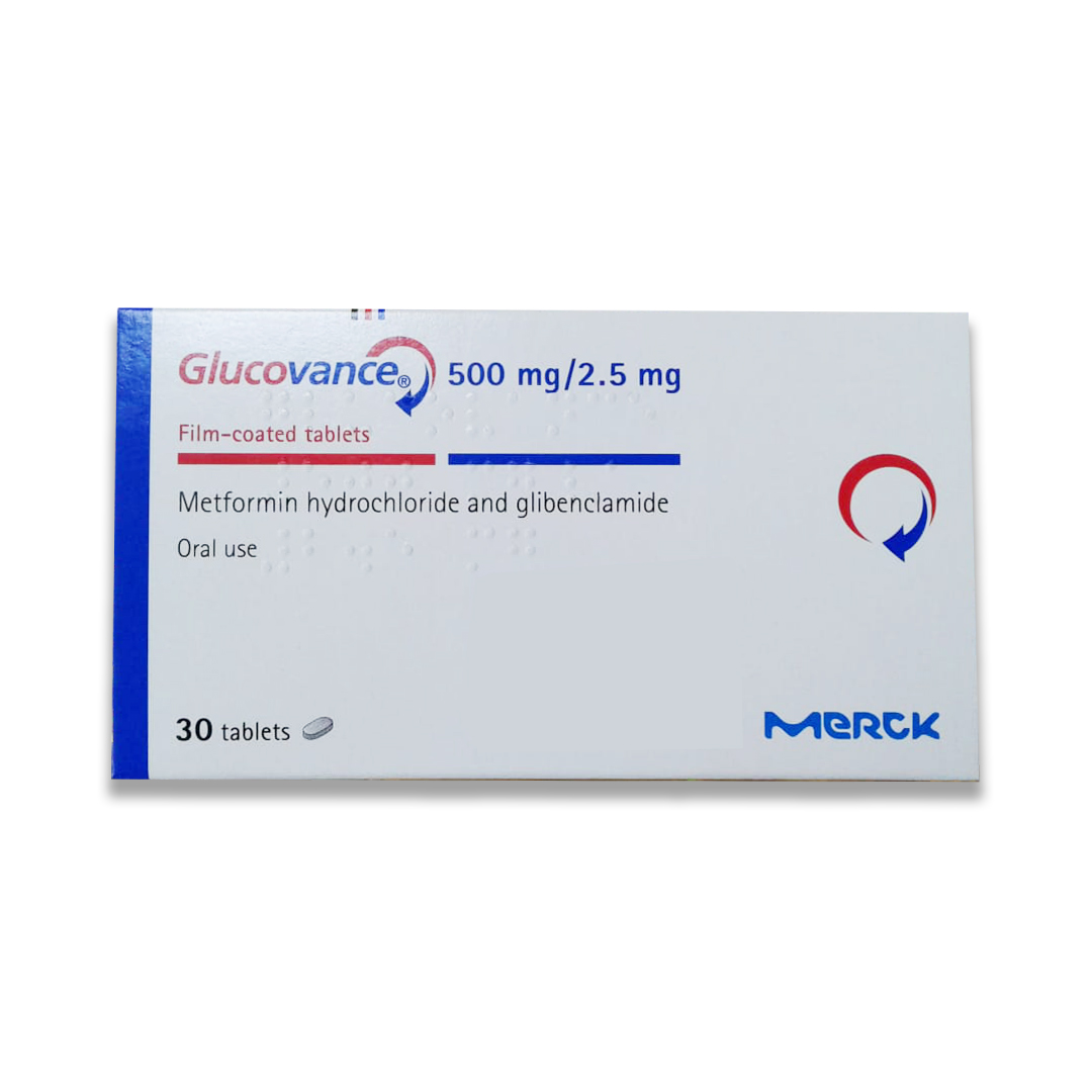 buy online Glucovance [500Mg/2.5Mg] Tablets 30'S   Qatar Doha