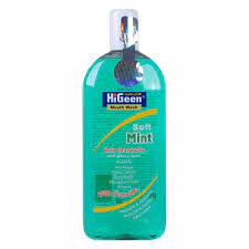 buy online Higeen [mint] Mouth Wash 400ml   Qatar Doha