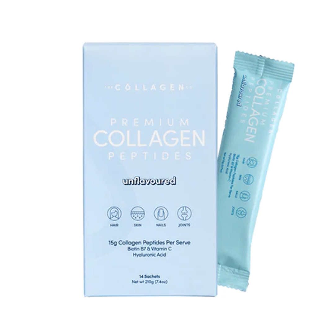 Premium Collagen Peptides Powder Sachets 14.s- Unflavoured product available at family pharmacy online buy now at qatar doha