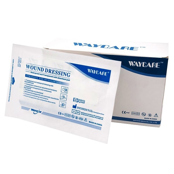 Adh.dressing W/proof 5 X 7 Cm [802010] 100.s Waycare product available at family pharmacy online buy now at qatar doha