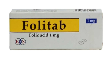 buy online Folitab 1Mg Tablet 20'S   Qatar Doha