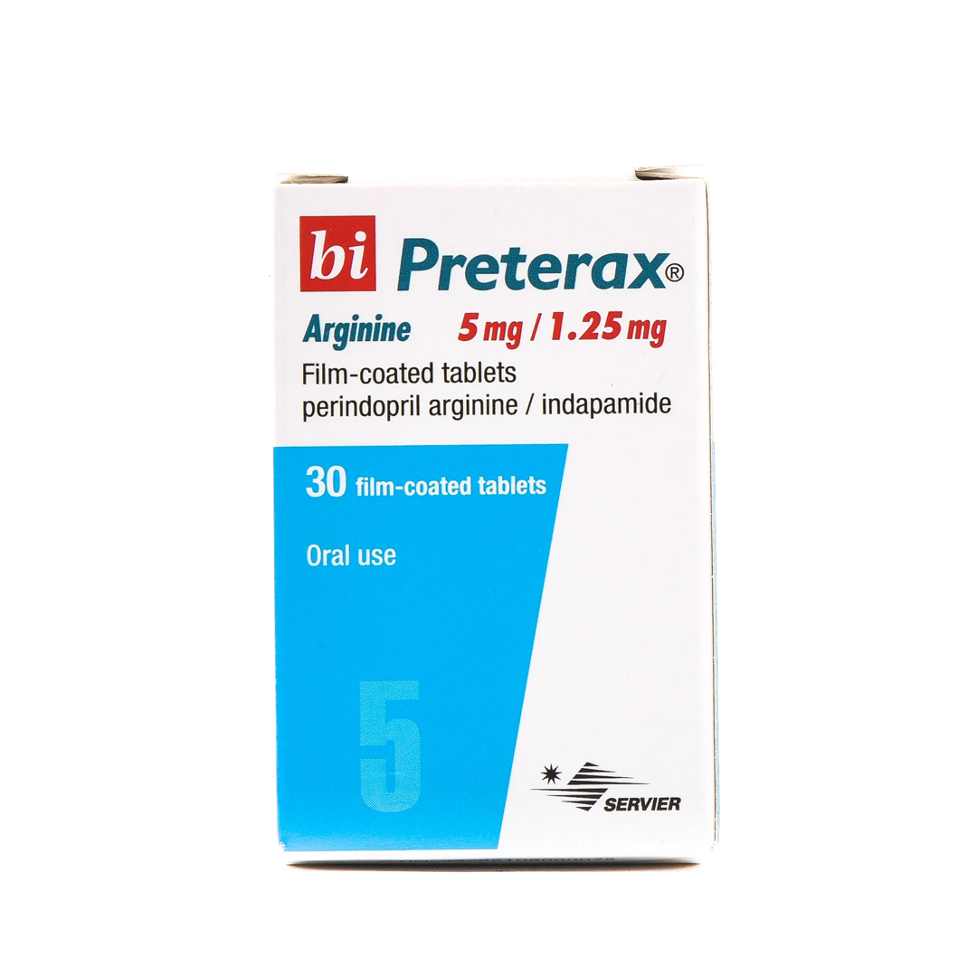 buy online Bi Preterax [5Mg / 1.25Mg] Tablet 30'S   Qatar Doha